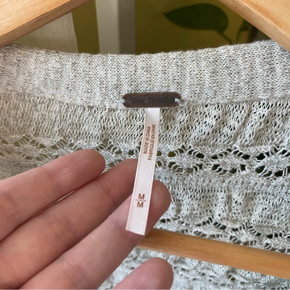 Free People | Knit Gray Sweater - Picture 5 of 7